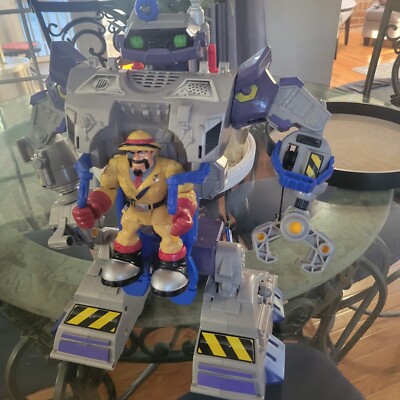 Robot Mattel Rescue Hero Power Max Ultimate Robotic Vehicle WORKS Remote 