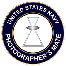 U.S. Navy Photographer's Mate Bumper Sticker Military Vinyl Soldier Decal 5"