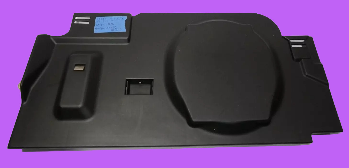 03-04 INFINITI M45 RIGHT RH PASSENGER SIDE UNDER GLOVEBOX DASH TRIM PNAEL COVER