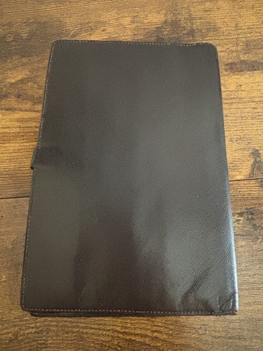Vintage Dunhill London Brown Leather Passport-Ticket-Money