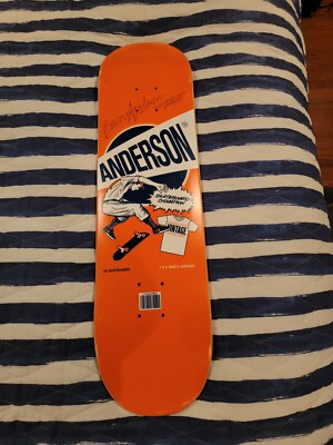 Brian Anderson スケートボードデッキ SIGNED 3D Skateboards Brian Anderson Deck | eBay