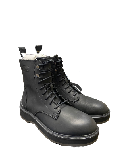 Sorel Women Hi-Line Lace Boots Upper Leather BLACK JET Waterproof Size 9 s-l400.jpg main image 4