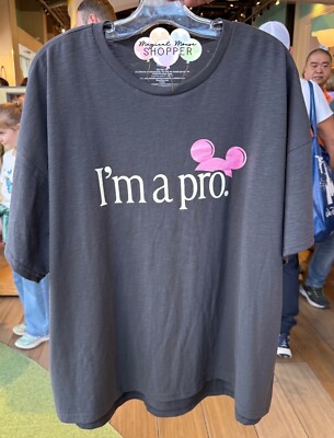 Disney Parks 2024 I m A Pro Park Hopper T Shirt Size Large New