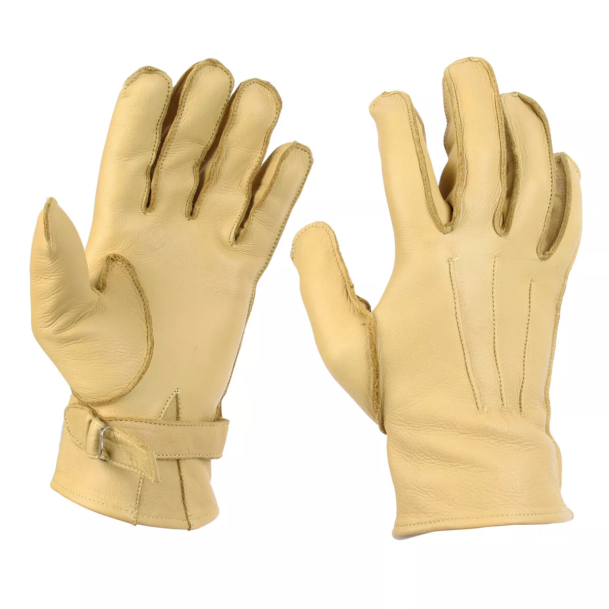 WW2 US Paratrooper Gloves Leather Cowhide American Airborne