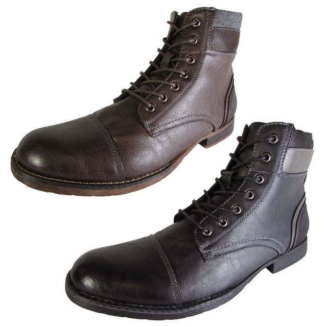 steve madden cap toe boot