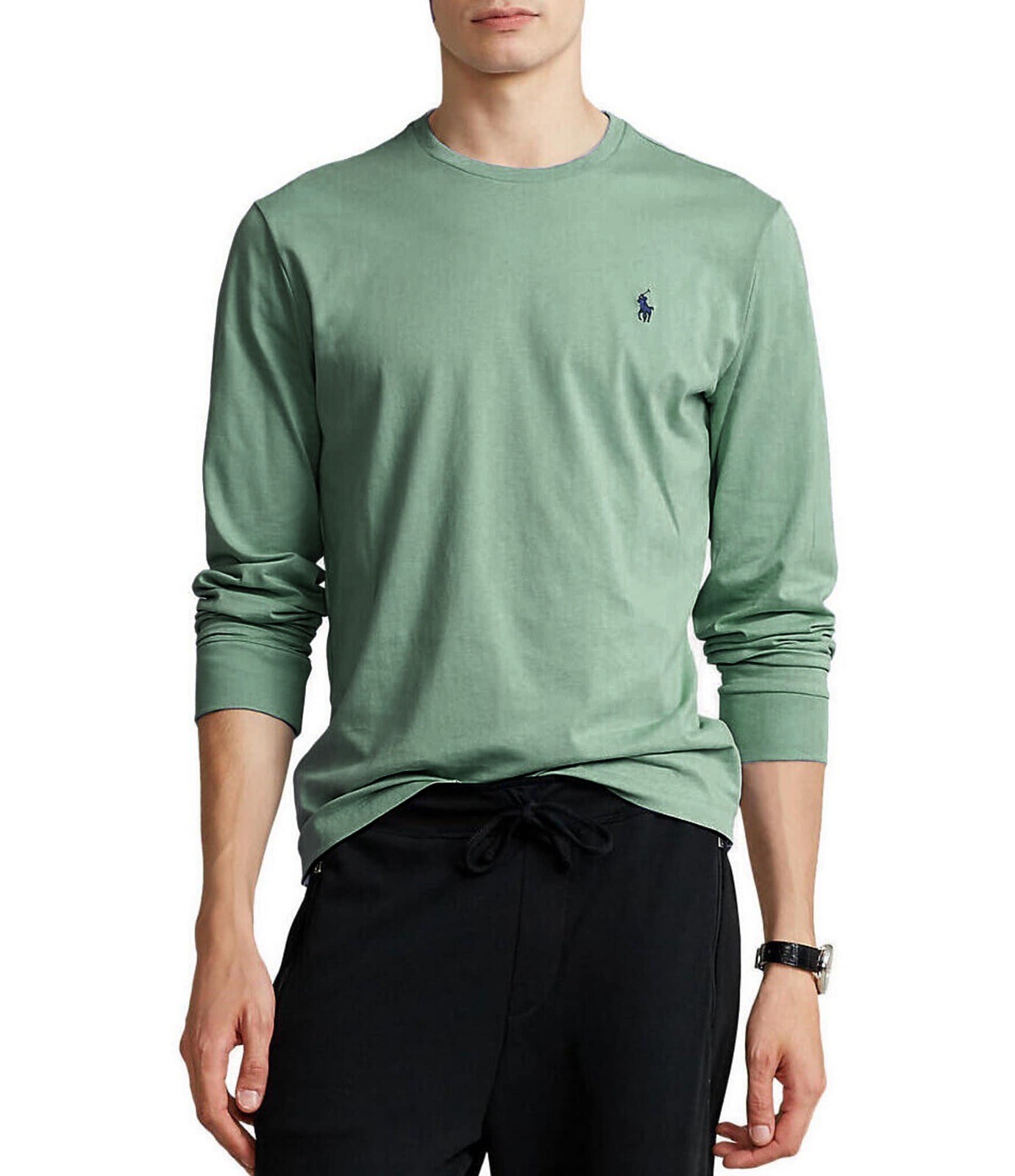 PONY Polo Ralph Lauren T shirt da uomo personalizzata manica lunga