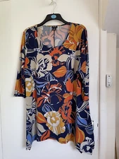 Evens Size 18 Bright Floral Tunic Top