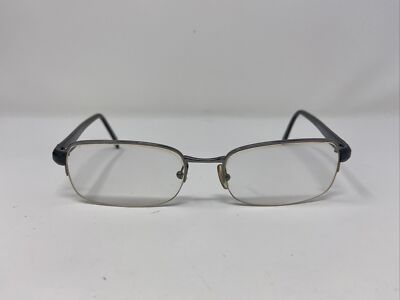 PRADA Eyeglasses Frames VPR58E 5AV-1O1 54-18-135 Black Half Rim ZB75