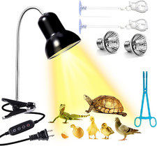 Reptile Heat Lamp Light, UVA UVB Reptile Light, Reptile Turtle Heating Lamps for