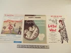 VTG LOT OF 3 ACCORDION SHEET-BAND-SOLO-SOUND OF MUSIC BOOK-HEY,LOOK ME OVER**