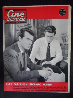 CINE ILLUSTRATO n°10 1960 Alex Fabiani Luciano Marin   [C90]