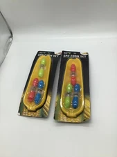 LOT OF 2 - 6 PC CORN SET 3 CORN HOLDER & 3 SERVING TRAYS, MESS FREE EATING