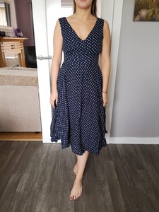 1940s polka dot dress
