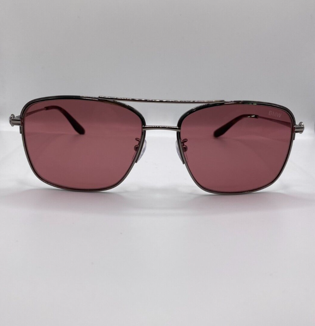 BMW BW0029-D 14S Gunmetal Aviator Metal Sunglasses Frame 60-18-150