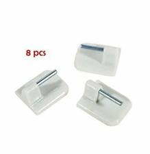 LOT DE 8 CROCHETS AUTOCOLLANTS POUR TRINGLE A RIDEAUX