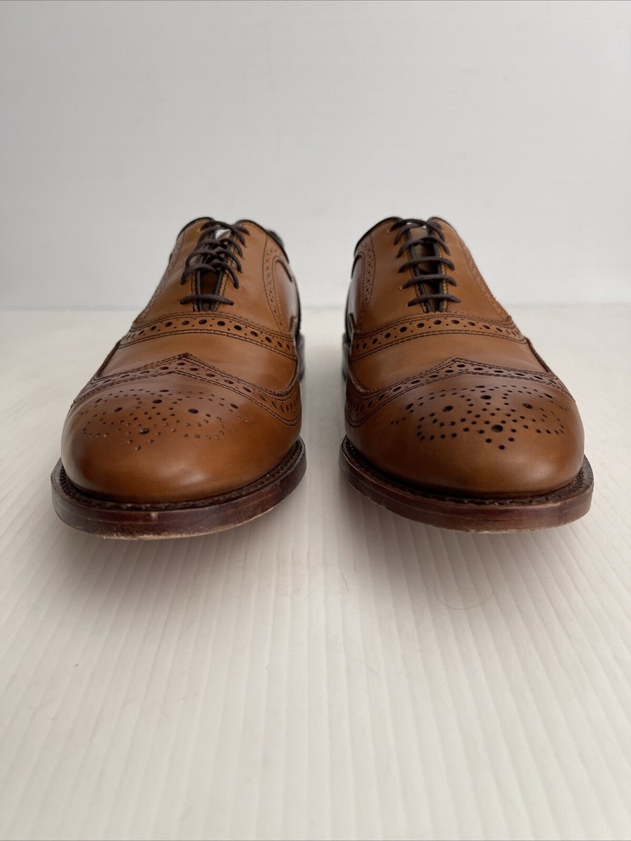 Allen Edmonds McAllister Wingtip Oxford Dress Shoes - Walnut  display picture 2