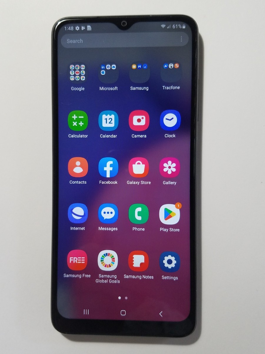 Samsung A03S SM-S134DL Android 4G LTE Cell Phone For Tracfone