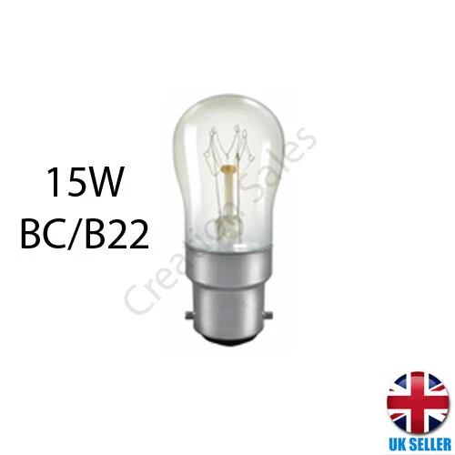Appliances Bulb Universal Pygmy Light 15W 25W Sign Lamp B22 BC Bayonet Dimmable