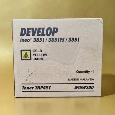 Original Develop TNP49Y toner yellow Develop ineo + 3351 3851 A95W2D0 new original packaging