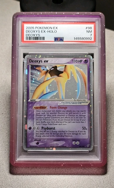 2005 POKEMON DEOXYS EX # 98 / 107 HOLO PSA 7 