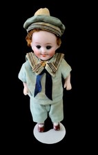 Antique 5.5" A/O Kestner Character 155 All Bisque Miniature Mignonette Doll