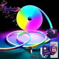 LED Strip RGB 5M 12V IP65 Wasserdicht Bluetooth Beleuchtung Dekoration