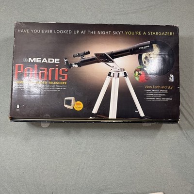 Meade Telestar Model NGC-60 60 mm Refracting Telescope Original Box Unused