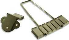 Kluson 6 Trapeze Thin Archtop Tailpiece Nickel