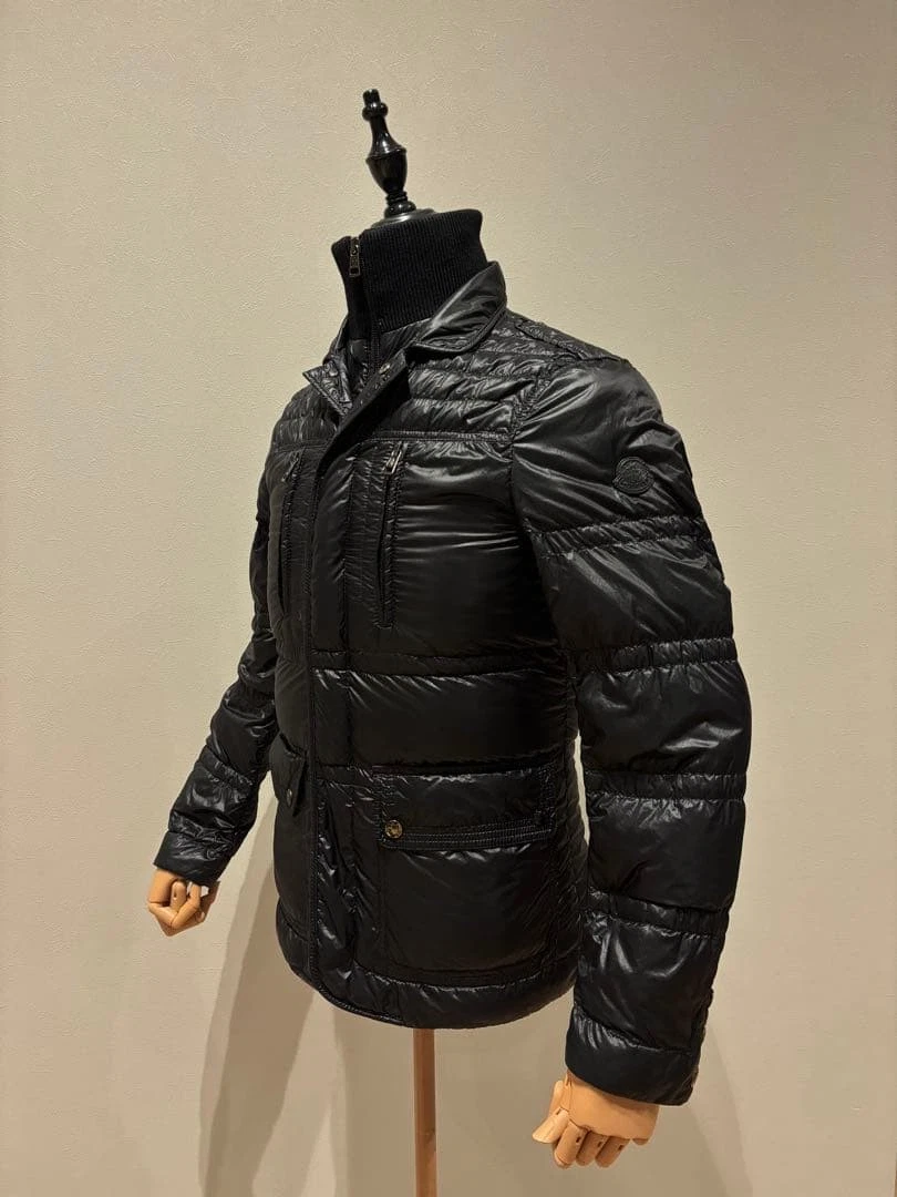 MONCLER DUBBO 2Way Down Jacket Black Tag 0 XS Men's Japan image 6