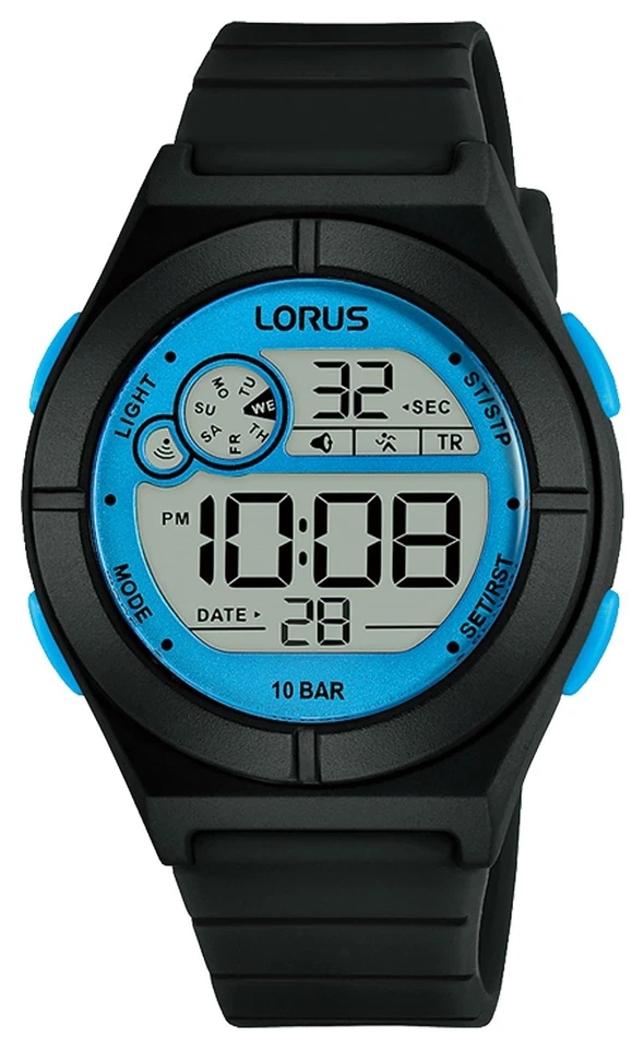 Lorus Digitales Multifunktionsgerät Für Kinder, 100 M (36 Mm), Blaues R2361NX9 - Bild 1 von 1