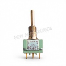MTF126G toggle button switch third gear bilateral reset aperture 6mm