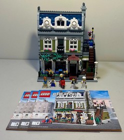 Lego Parisian Restaurant 10243 Modular Building Creator 100% Complete Set Toy