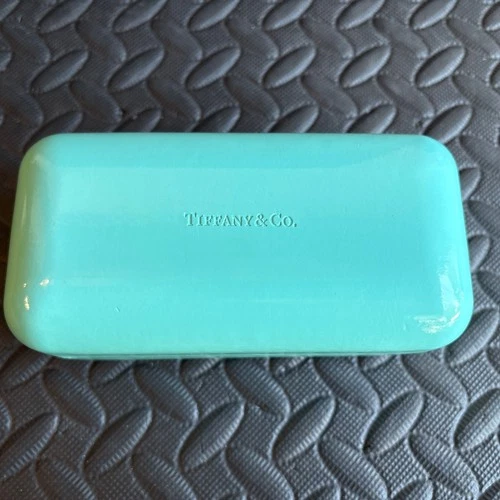 Tiffany & Co. Hard Sided Eyeglass Clamshell Case Tiffany Blue