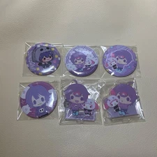 Sanrio Shinigami Nichijou Acrylic Stand & Badge Set  Good Condition, Rare