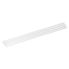 3Pcs Clear Rigid Acrylic Pipe 4mm ID x 8mm OD 12" Round Clear Plastic Tube