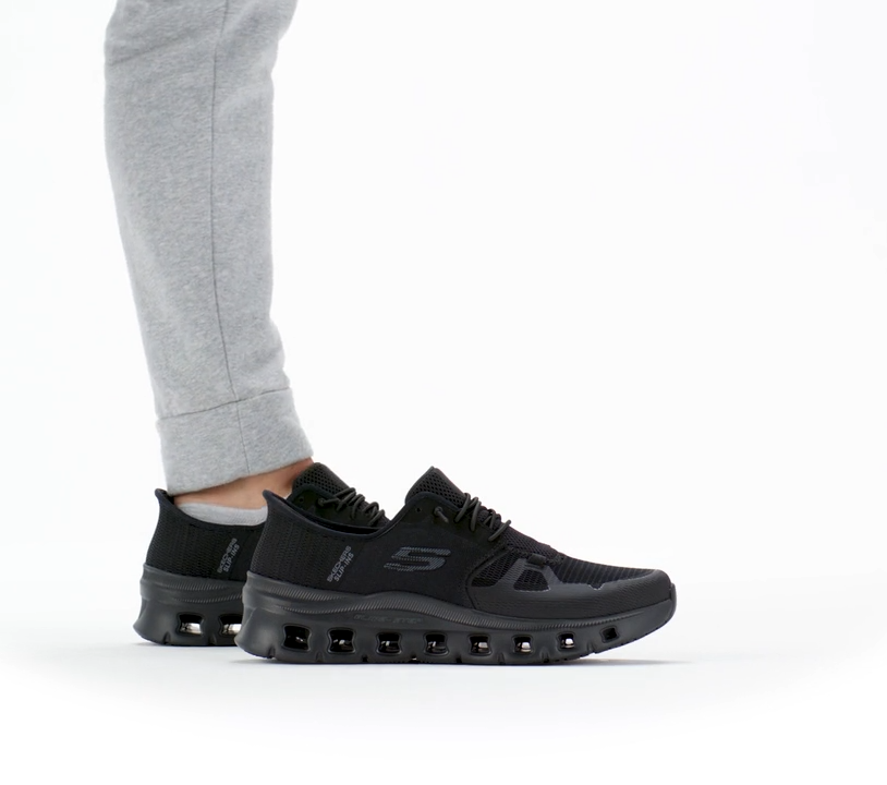 Skechers Shoes Work Slip Ins Men's Black Slip Resistant Glide