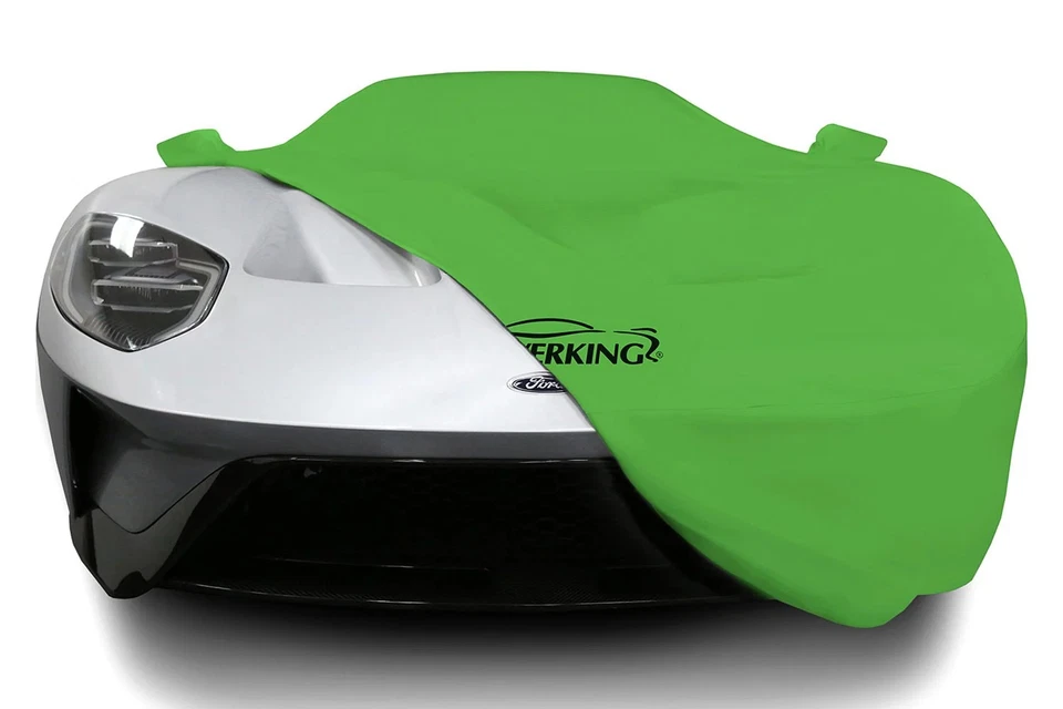 For Scion iQ 12-15 Coverking Satin Stretch Indoor Synergy Green Custom Car Cover Foto 4 de 4