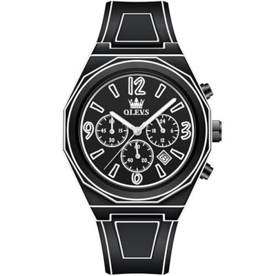 OLEVS Cool Anime Beliebte Herrenuhr Wasserdicht Leuchtend Quarz