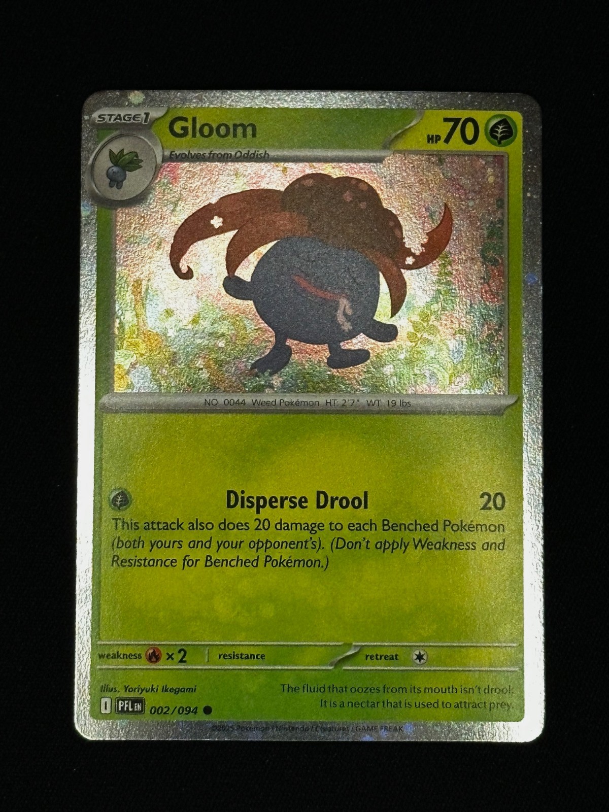 Pokemon Gloom (Cosmos Holo) 002/094 (NM)