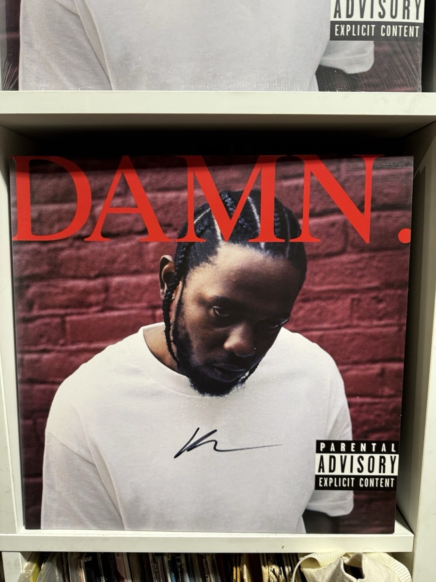 Kendrick Lamar DAMN. サイン入り 赤レコード Kendrick Lamar DAMN. サイン入り 赤レコード