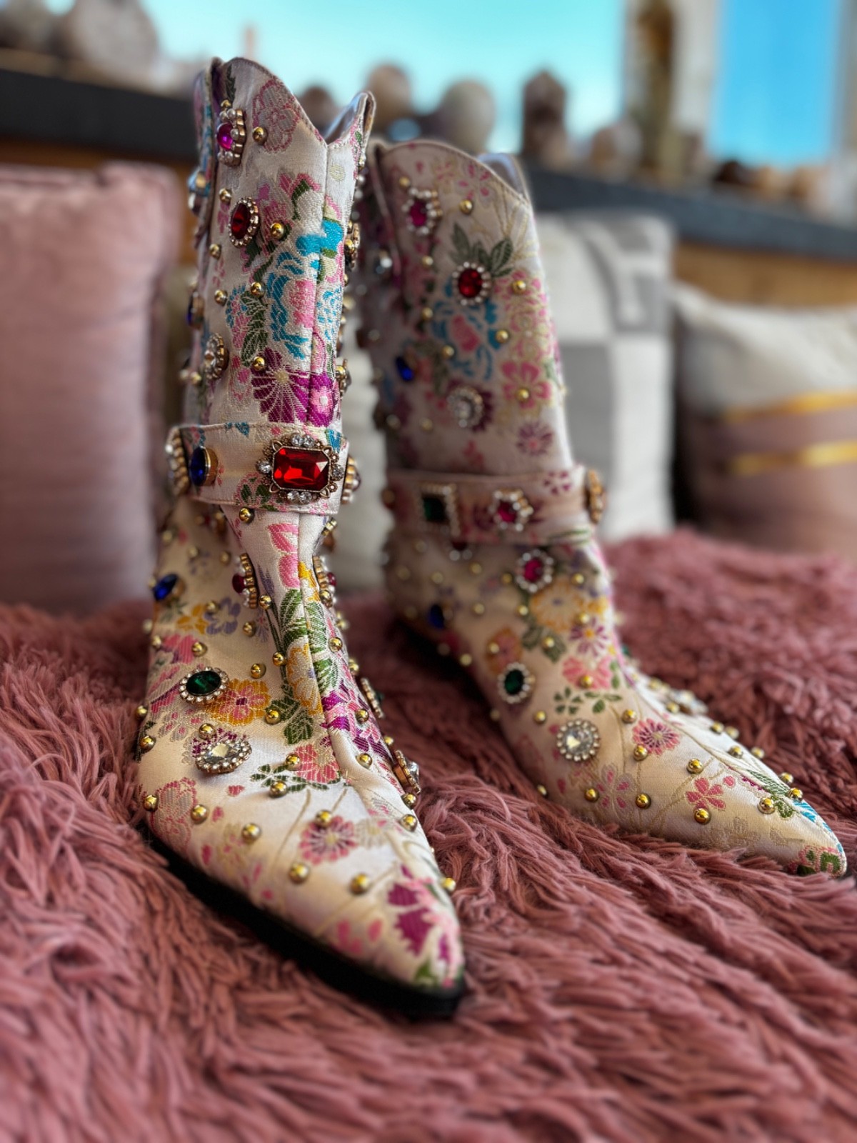 AZALEA WANG DILIGENT EMBELLISHED BASIC CHUNKY BOO… - image 2