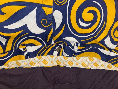 Loudmouth Golf Pants Men's 40 x 30 Blue Gold White Swirl Some Men Come To Play - Picture 4 of 10