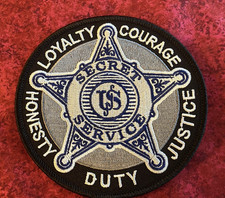 UNITED STATES SECRET SERVICE PATCH - WITH THE...