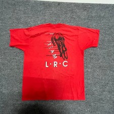 Screen Stars Best T-Shirt Mens XL Red Vintage 1992 Lincoln Racquet Club USA Made