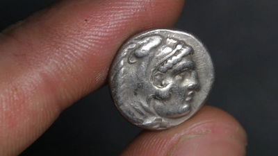 Alexander the Great Coin 323BC Ancient Greek Silver Drachm Zeus