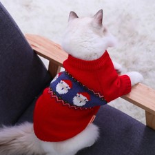 Pet Christmas Clothes Christmas Cat Clothes Cotton Pet Clothing For Small