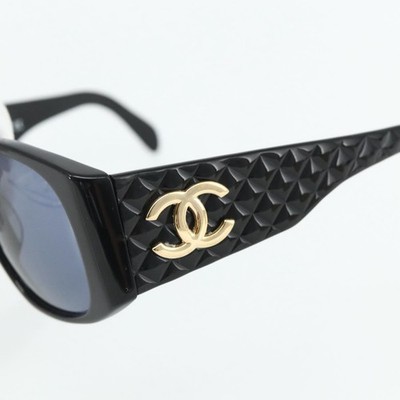 CHANEL Sunglasses plastic Black CC Auth YKZ400 CHANEL Sunglasses plastic Black CC Auth YKZ400 | eBay main image 2