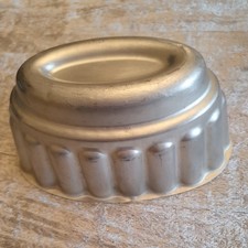 Vintage1950s Aluminium Jelly mould with Fluted sides