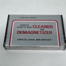 Realistic Cordless Cassette Head Cleaner And Demagnetizer FREE SHIPPING