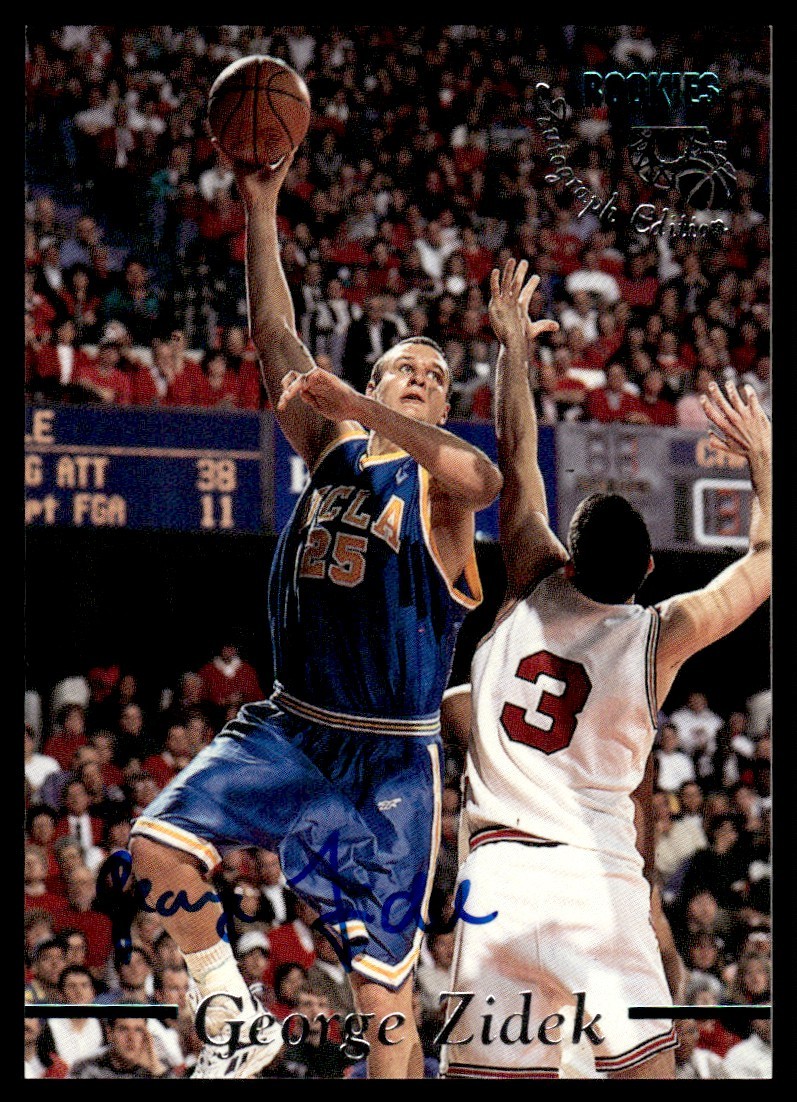 1995-96 Classic Autograph Edition George Zidek Auto UCLA Bruins #NNO